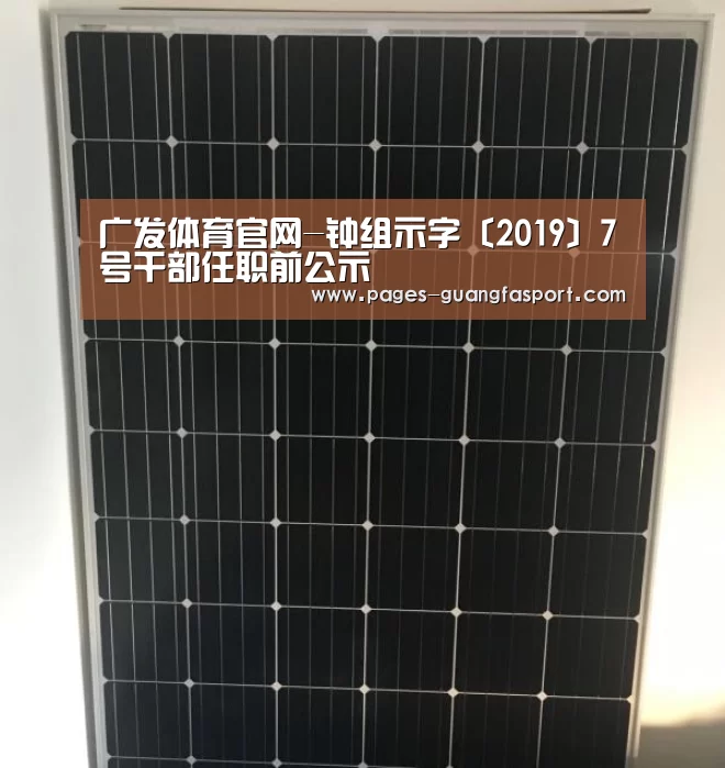 广发体育官网-钟组示字〔2019〕7号干部任职前公示(图1) 广发体育